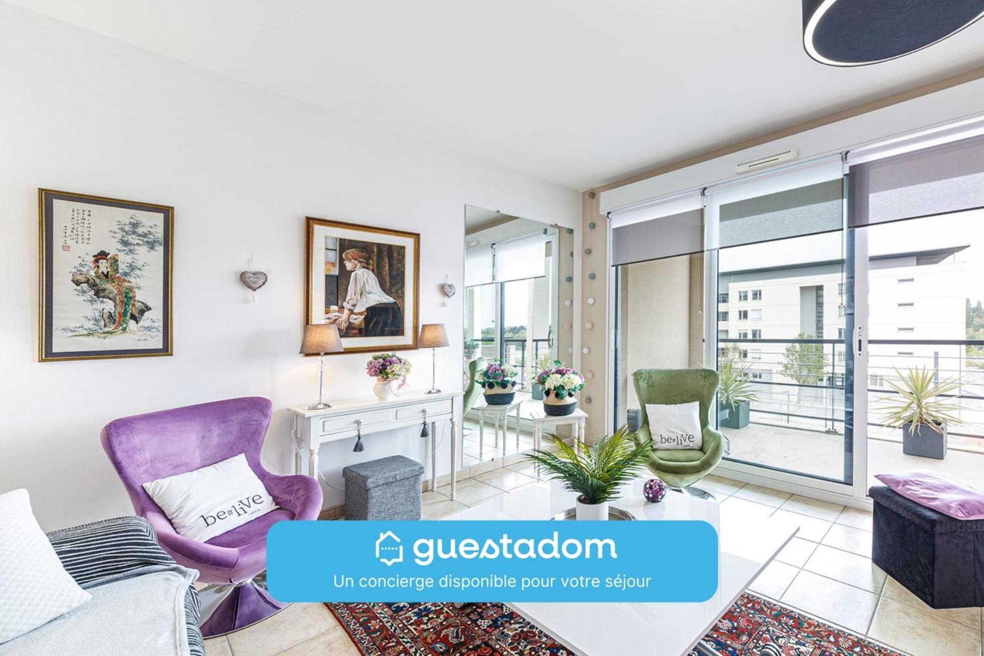 L'Aragon Wifi Balcon Vue La Maine Daire Angers Dış mekan fotoğraf